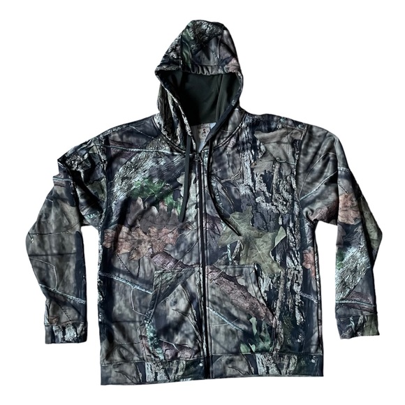 Red Head Brand Co. Camo Zip Up Hoodie Mossy Oak L EUC - Picture 13 of 13